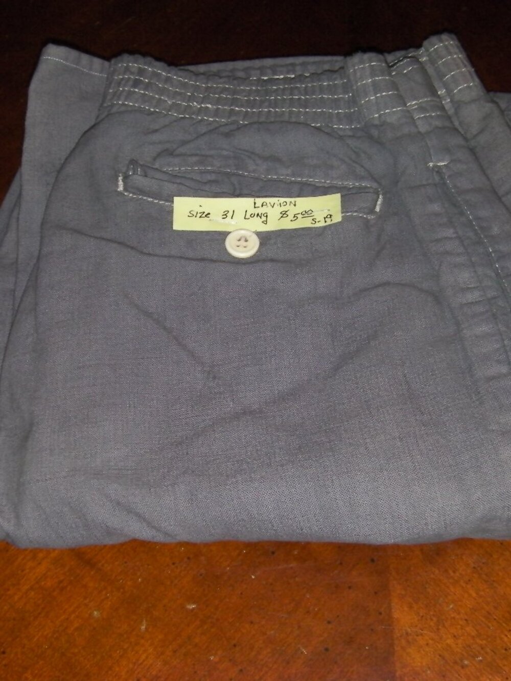 Mens LEVION Casual Pants sz 31 Long
